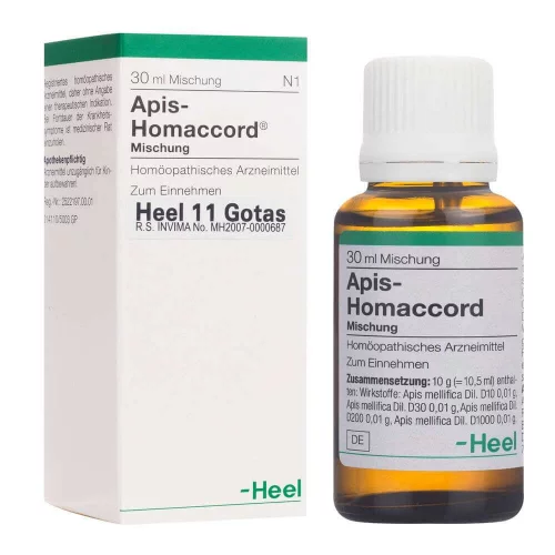 Apis Homaccord Gotas Medicamento Homeopático