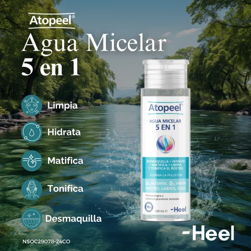 Atopeel Agua Micelar 5 en 1 Heel