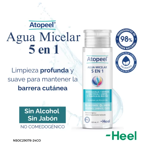 Atopeel Agua Micelar 5 en 1 Heel