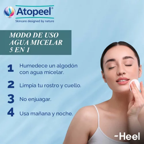Atopeel Agua Micelar 5 en 1 Heel