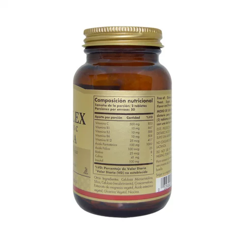 B Complex con Vitamina C Vitaminas del Grupo B