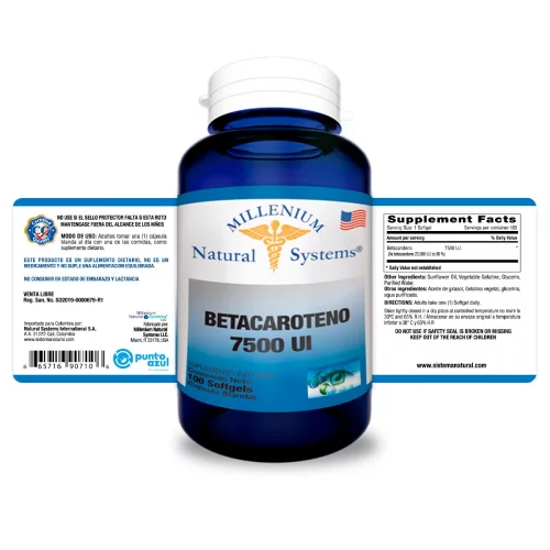 Betacaroteno 7500 UI