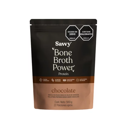 Bone Broth Power Protein Chocolate Proteína Savvy