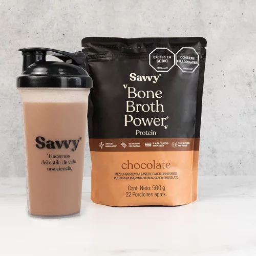 Bone Broth Power Protein Chocolate Proteína Savvy