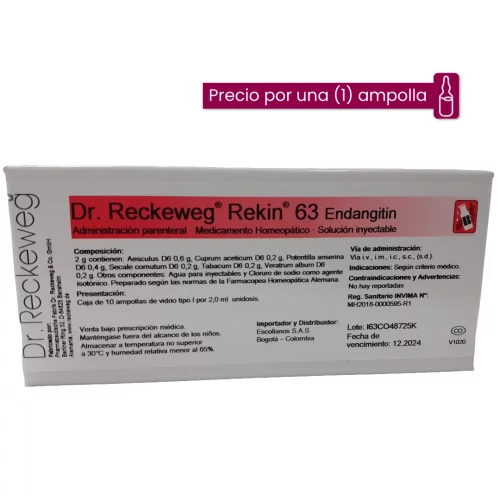 Dr Reckeweg Rekin 63 Endangitin