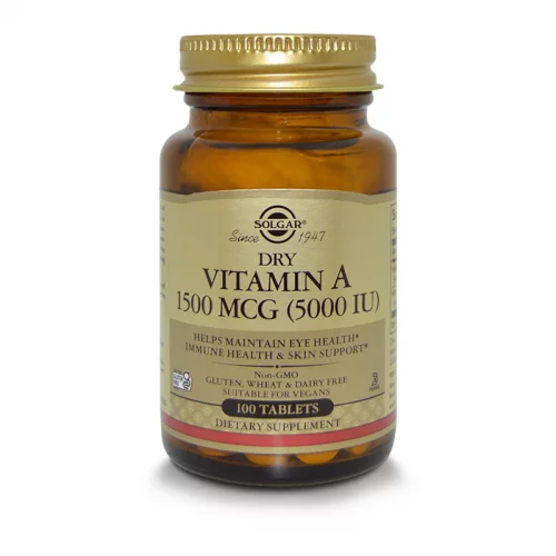 Dry Vitamin A 1500 mcg Vitamina A (Palmitato de retinol)
