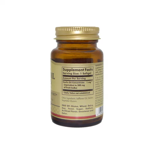 Garlic Oil Perlas Aceite de Ajo Concentrado