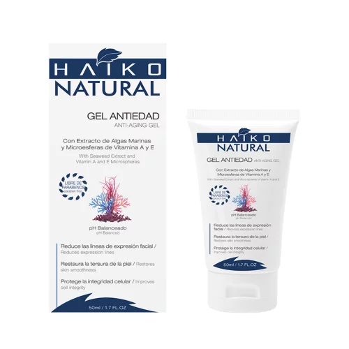 Gel Antiedad-Extracto de Algas Marinas, Vitamina A y E
