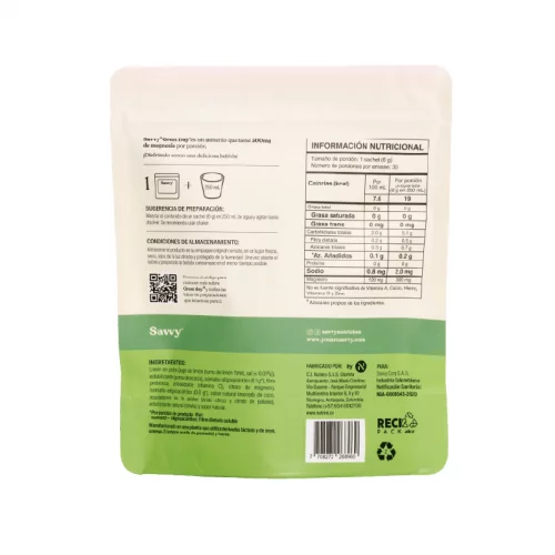 Great Day Limonada De Coco Doypack 180gr Savvy