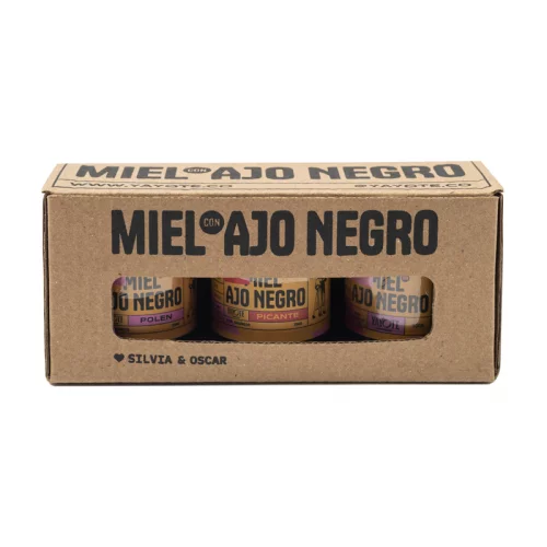 Kit Miel Con Ajo Negro X 3 unidades YAYOTE