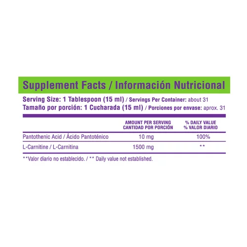 L-CARNITINE Líquida 1500mg Healthy Sports