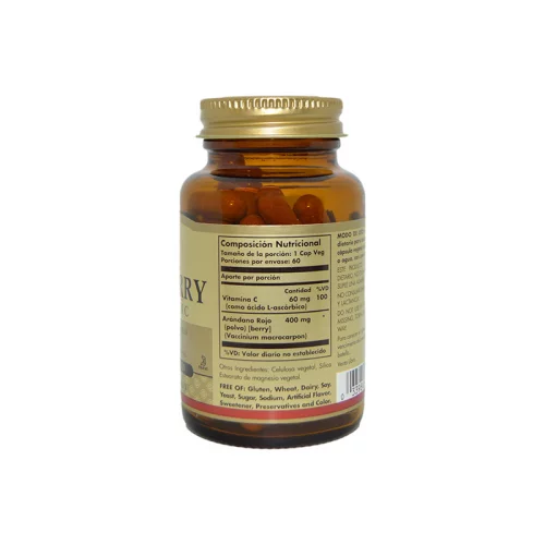 Natural Cranberry con Vitamin C Arándano y Vitamina C