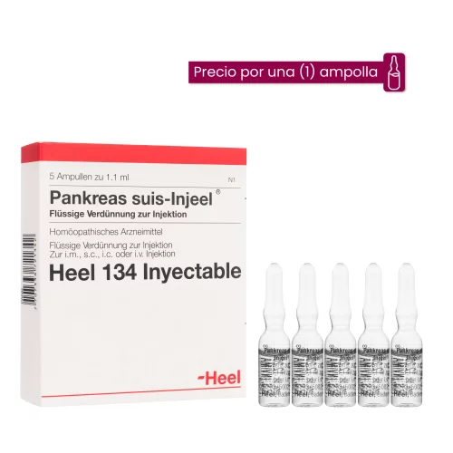 Pankreas Suis injeel Ampolla Medicamento Homeopático