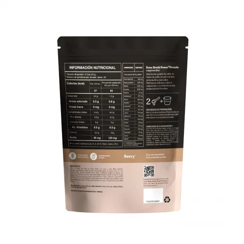 Proteína | Bone Broth Power® cappuccino 560g Doypack