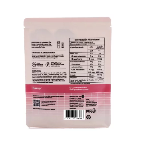 Recharge Frutos Rojos Doypack 20 x 6g