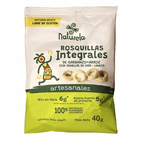 Rosquillas Integrales Arroz, Garbanzo Y Semillas De Chía