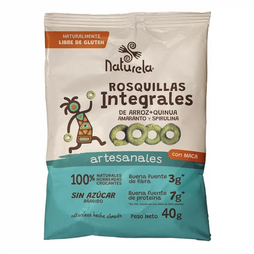 Rosquillas Integrales Arroz Quinua Maca Amaranto Y Spirulina