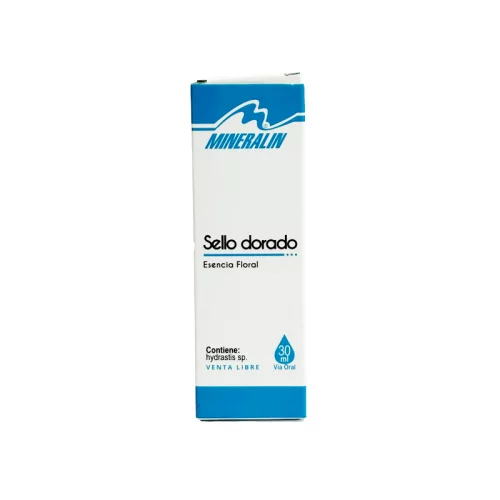 SELLO DORADO ESENCIA FLORAL 30ML GOTAS MINERALIN