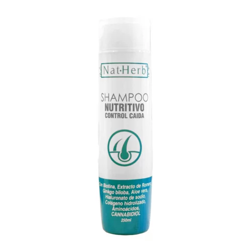 Shampoo nutritivo y control caída NATHERB