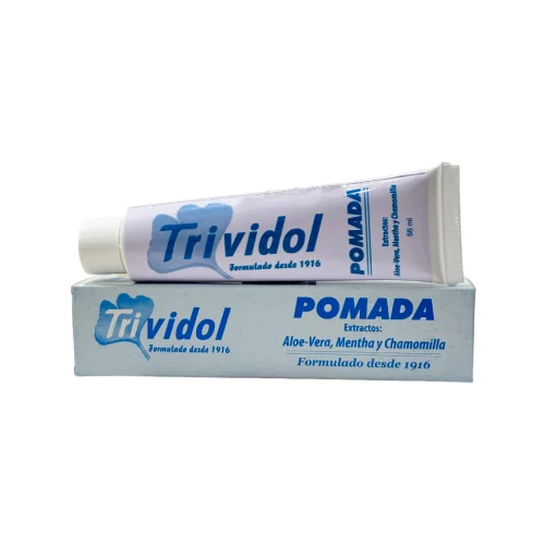 Trividol Pomada Antipañalitis Extractos de Aloe, Menta y Chamomilla