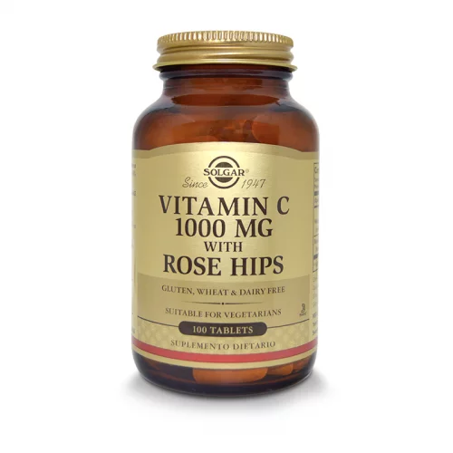 Vitamina C 1000 mg con Rose Hips