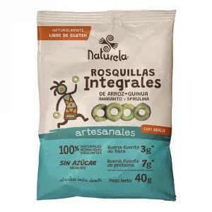 Rosquillas Integrales Arroz Quinua Maca Amaranto Y Spirulina