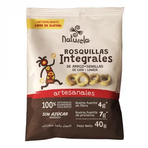Rosquillas Integrales Arroz Semillas Chía Linaza
