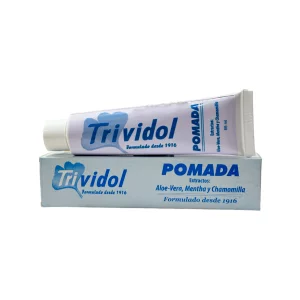 Trividol Pomada Antipañalitis Extractos de Aloe, Menta y Chamomilla