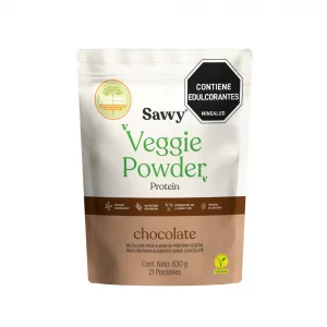 Veggie Powder Protein Chocolate Proteína vegana Savvy