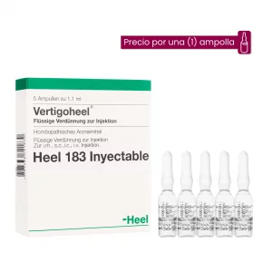 Vertigo Heel Ampolla Medicamento Homeopático