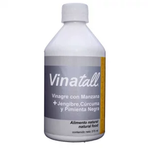 Vinatall Vinagre con manzana +Jengibre, Cúrcuma y Pimienta Negra HERBALMEDIK