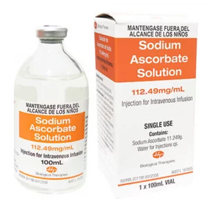 Vitamina C Ascorbato de Sodio 11.2G /100 mL Solución Inyectable