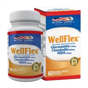 Wellflex x 60 Sulfato de Glucosamina, Sulfato de Condroitina y MSM