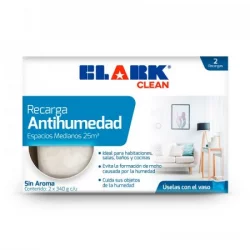 Absorbente  Humedad Clark Recarga 2 X 340 Gr