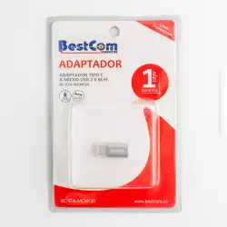 Adaptador Bestcom Tipo C Micro Usb 2.0 Bc-Sta-Mcmf20