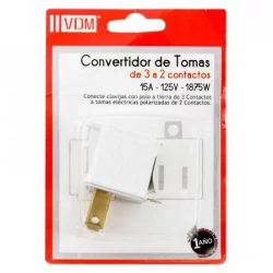 Adaptador Tomas Vdm Vdm-46400-Blanco