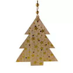 Adorno Arbol Santini Con Luz  3X22Cm Natural