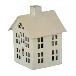 Adorno Casa Expressions Gso-21-8397 Metal  11X11Cm Blanco  1 Ud  1