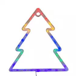 Adorno Expressions Arbol Cluz  25X24Cm Arco Iris