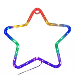 Adorno Expressions Estrella Cluz  25X24Cm Arco Iris