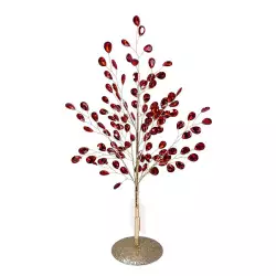 Adorno Nav Arbol Borgona Deco 15X15X35Cm Santini 140-1900175