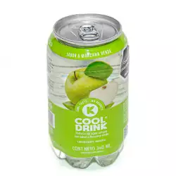 Agua Con Gas Cool Drink Manzana Verde 340 ml