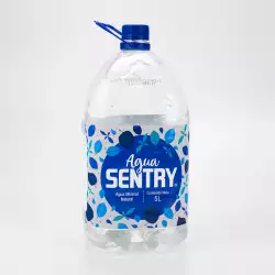Agua sin gas sentry x 5 lts mineral natural