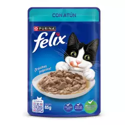 Alimento humedo gato felix 85 gr atun salsa 12370074