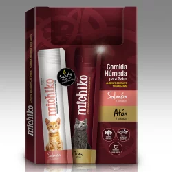 Alimento Humedo Gato Michiko X4 Salmon Atun