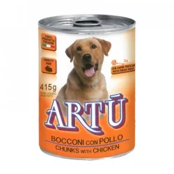 Alimento Humedo Perro Artu 352170 415 Gr Pollo Lata