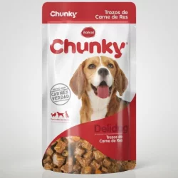 Alimento Humedo Perro Chunky 12517Al 250 Gr Carne Cachorros Adutos