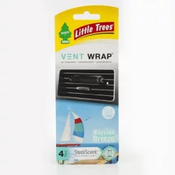Ambientador Auto Clip Little Trees Bayside Breeze X4