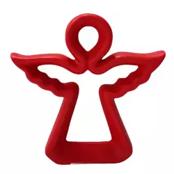 Angel Navideño Rojo Miro