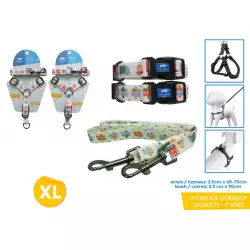 Arnés + Correa Animal Planet Surtido Xl 1X24-28 - 1X3Ft Ap-D715-51